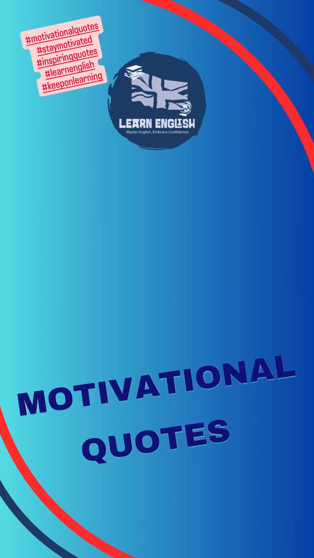 Today’s #motivationalquote is from ‘Johann Wolfgang Von Goethe’ we hope it keeps you #inspired on your #englishjourney #learnenglish #staymotivated