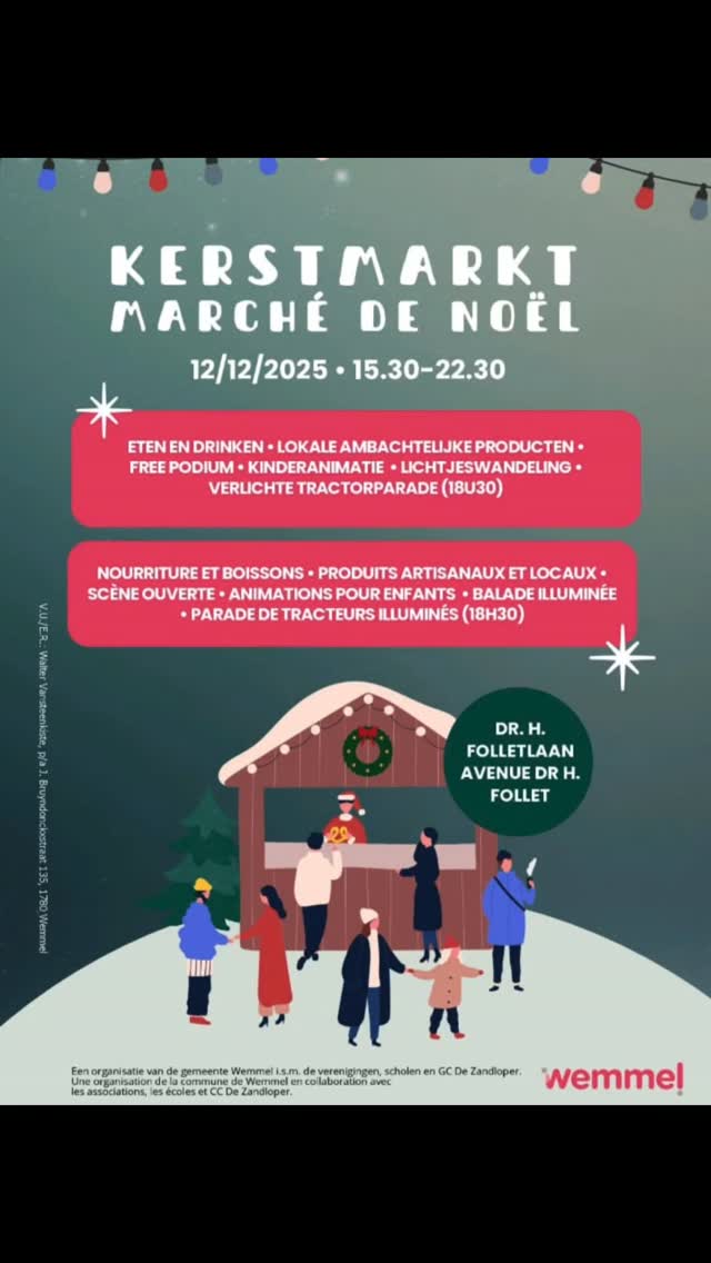 ✨ Wemmel, j’arrive !
Preparez vous pour le marché de Noël de Wemmel… j’y serai avec mes créations en céramique faites main 🎁💫
Si vous cherchez un cadeau unique ou une touche chaleureuse pour votre sapin, vous y trouverez :
🌲 des suspensions décoratives pour votre sapin
🎁 des idées cadeaux pour tous les budgets
👼… et quelques pièces exclusives pour l’occasion 😌
📍 Rendez-vous le 12 décembre, entre 15h30 et 22h, Avenue Follet à Wemmel
Ambiance cosy, lumières, artisanat local… tout ce qu’on aime pour entrer dans la magie des fêtes 🎄✨
Au plaisir de vous y retrouver et de papoter autour de mes créations ❤️