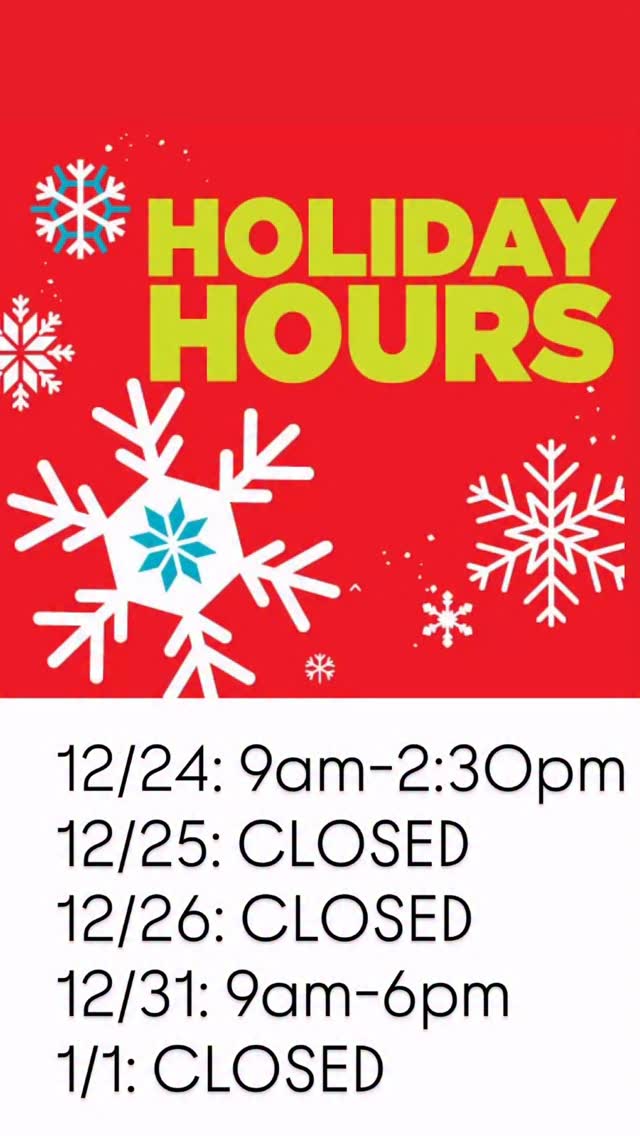 Can’t make it in?? As always GIFT CARDS ARE AVAILABLE ONLINE for all of your last minute gifting needs! ⏰ 🎁