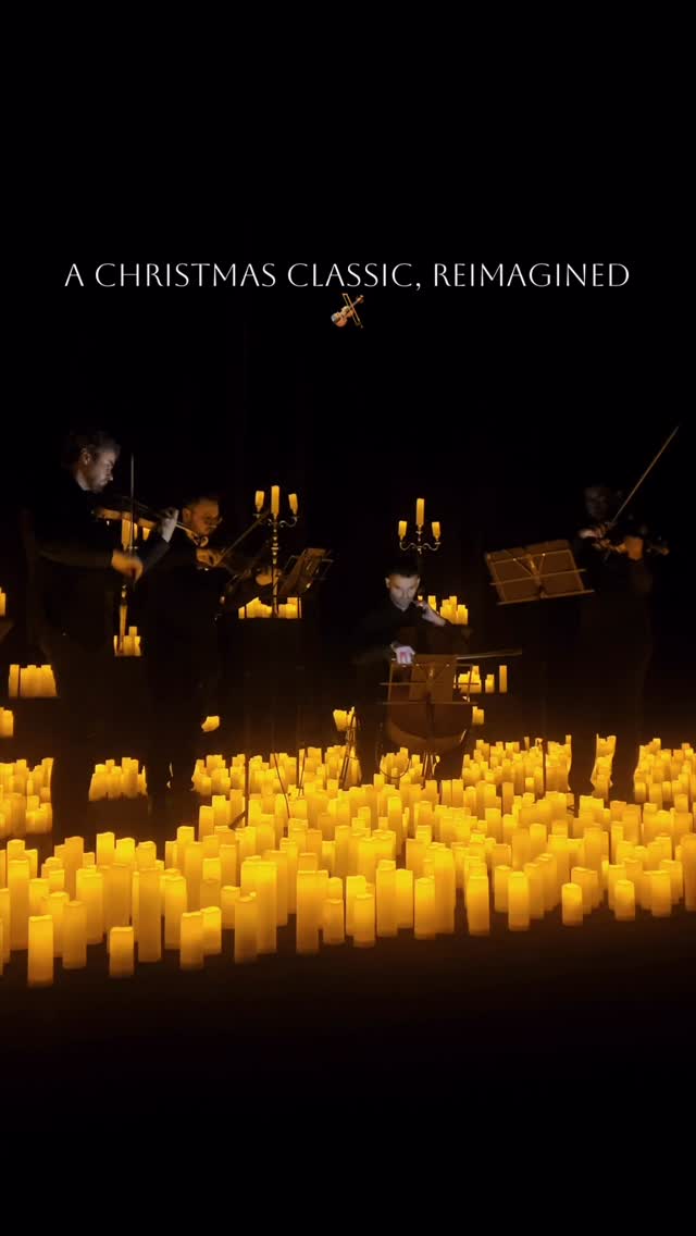 Wishing you a beautiful end of year ✨
A timeless Christmas song, reinterpreted under candlelight.
Thank you for an incredible year.
Happy Holidays 🎄
@candlelight.concerts
@quatuoralienor