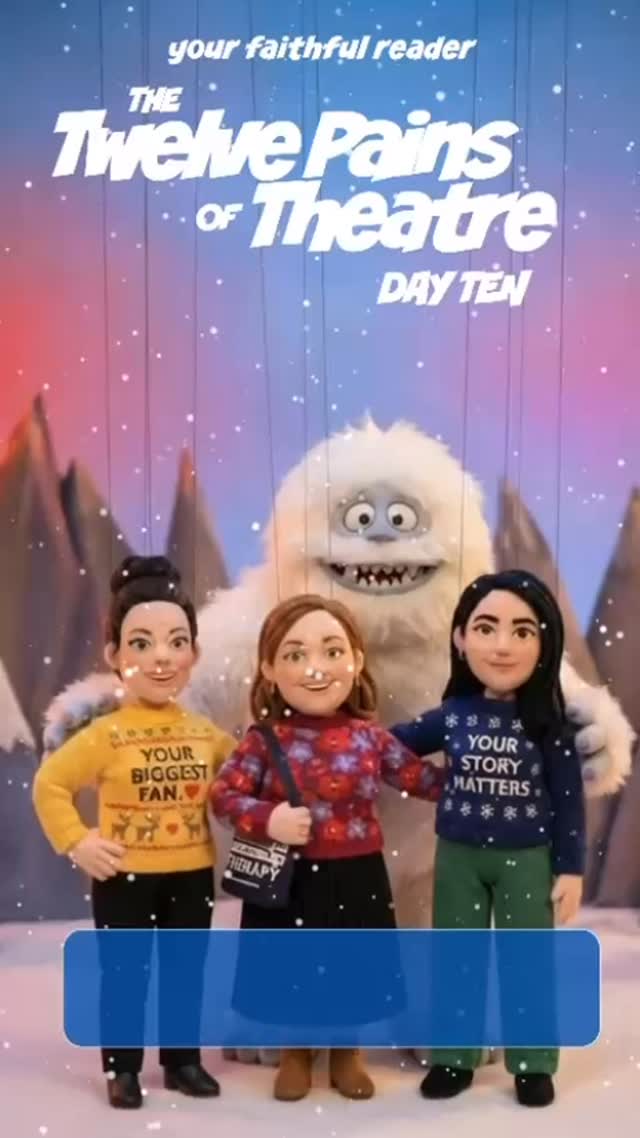 🎁 Welcome to Day 10 of “The Twelve Pains of Theater” 🎭
Is trying to sell tickets often your cardio for the week? Or even the month? 😳 In all seriousness we cannot thank our community enough for supporting us by purchasing tickets to our shows.
As part of our 12 Days of Giving campaign, we’re sharing a new update every day until Dec 14! If you love what we do, head to yourfaithfulreader.com to learn more about us and consider making a tax-deductible donation to support the work and artists who keep our stages alive. 💛
And to our theater fam: we adore you. Any references in this song are pure fun—never intentional, always with love. 💕🎶
#YourFaithfulReader #YourStoryMatters #SupportIndependentTheater #12PainsofChristmas #HappyHolidays