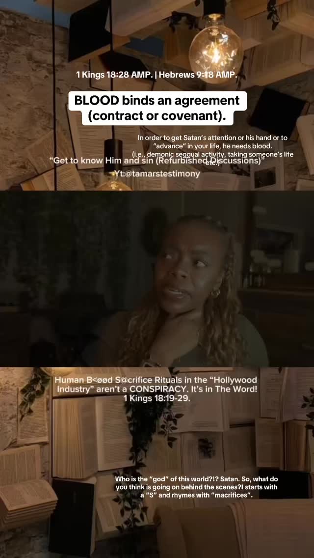 Part 2: It IS Truth. #tamarstestimony #christiantiktok #christianreels #christianauthor #selfpublishedauthor #conspiracytheories #hollywoodindustry #hollywood #godofthisworld #rituals #sacrifices