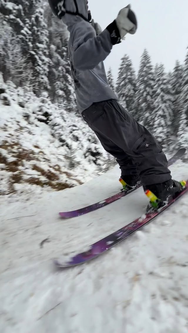 #skiing #crash #backyard