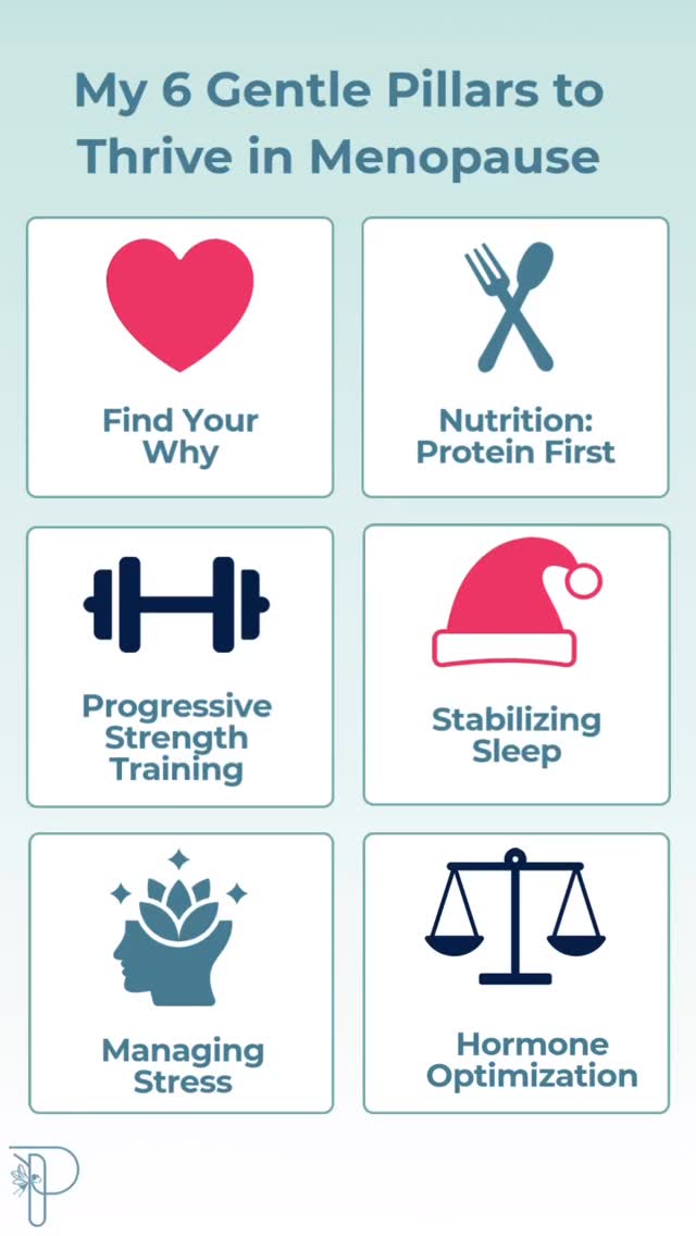 After years of trying everything, these are the 6 pillars that actually worked for me in menopause.
None of them work in isolation. It’s the gentle combination that finally brings real, lasting results.
Pick one to start this week. Add another when it feels easy.
Save this. Come back to it whenever you’re ready for the next.
Comment DAY7 and I’ll DM you the complete blueprint so that you can start with the easiest first step for whichever pillar feels right today.
You’re allowed to go slowly and still win. 🧚🧚
#proteinpixie #gentlemenopause #menopauseweightloss #proteingoals menopausefitness