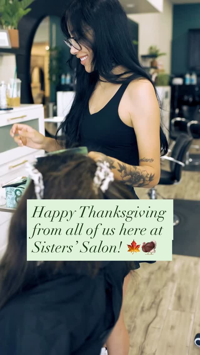 Happy Thanksgiving from all of us here @sisters_salon_dixon. We are so grateful to all of our clients!🤍
.
.
.
.
.
#sisterssalondixon #kerastase #hairproducts #haircare #treatyourself #beauty #fullservicesalon #hairsalon #dixonhairstylist #vacavillehairstylist #davishairstylist #sacramentohairstylist #bayareahairstylist #californiahairstylist #norcalhairstylist