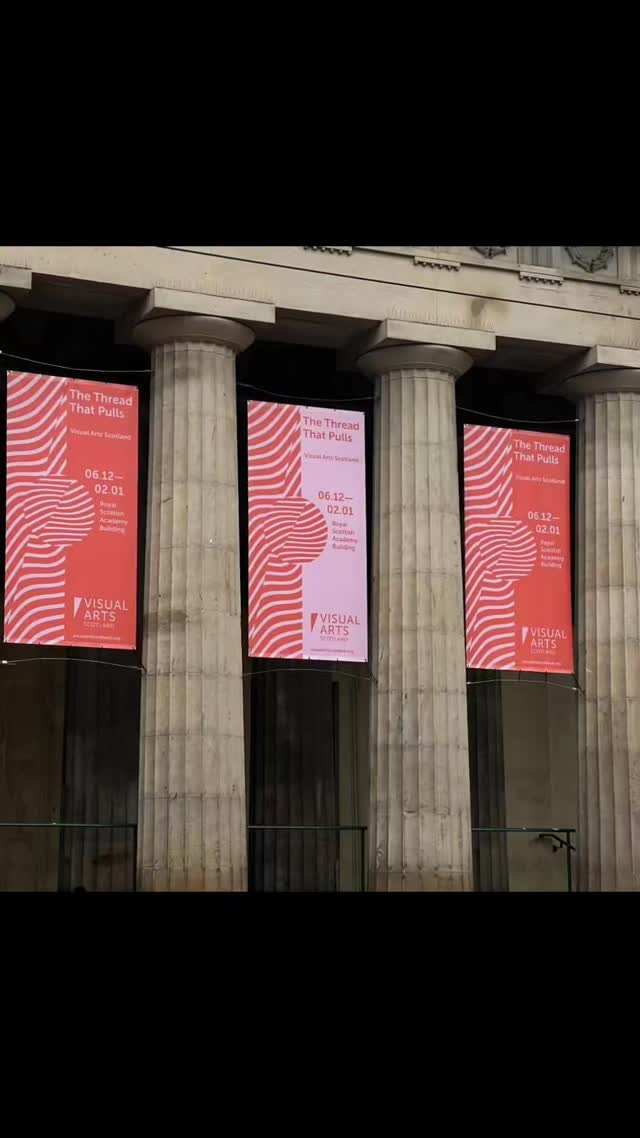 I'm delighted my plein air painting features in Visual Art Scotland's The Thread that Pulls' exhibition in the Royal Scottish Academy Building, Edinburgh. Open now until January 2nd.
This piece was painted on a beautiful misty morning than soon lifted as the sun rose over Holy loch. I enjoyed painting the shadow over the hills and mist, there were gulls and crows on the waters edge.