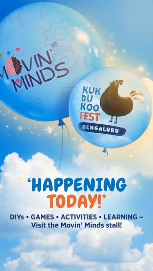 Day 2 at Kukdukoo Fest is LIVE! 🎈
More DIYs, more fun, more little explorers at the Movin’ Minds stall — come join the magic today!