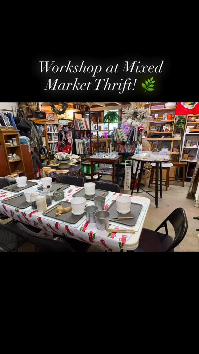 ✨🌿 So much fun creating fairy gardens and magical wands this past weekend!
Thank you to Kami with @weare_down2earth and @mixedmarketthrift for such a fun and creative collaboration. Loved every moment! 💚🧚♀️🌱
#BloomingSucculentsStudio #FairyGardenWorkshop #fairywands #PlantWorkshops #LocalCollab #DIYMagic #smallbusinesslove