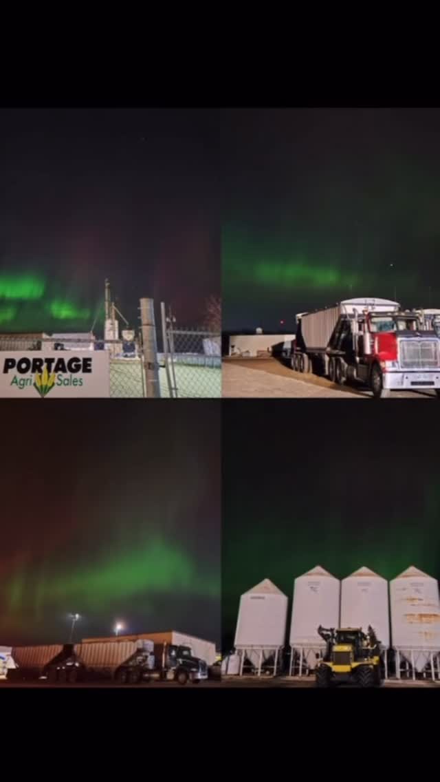 The Northern Lights were working the night shift a few weeks ago. Thanks Marie for capturing the magic!
