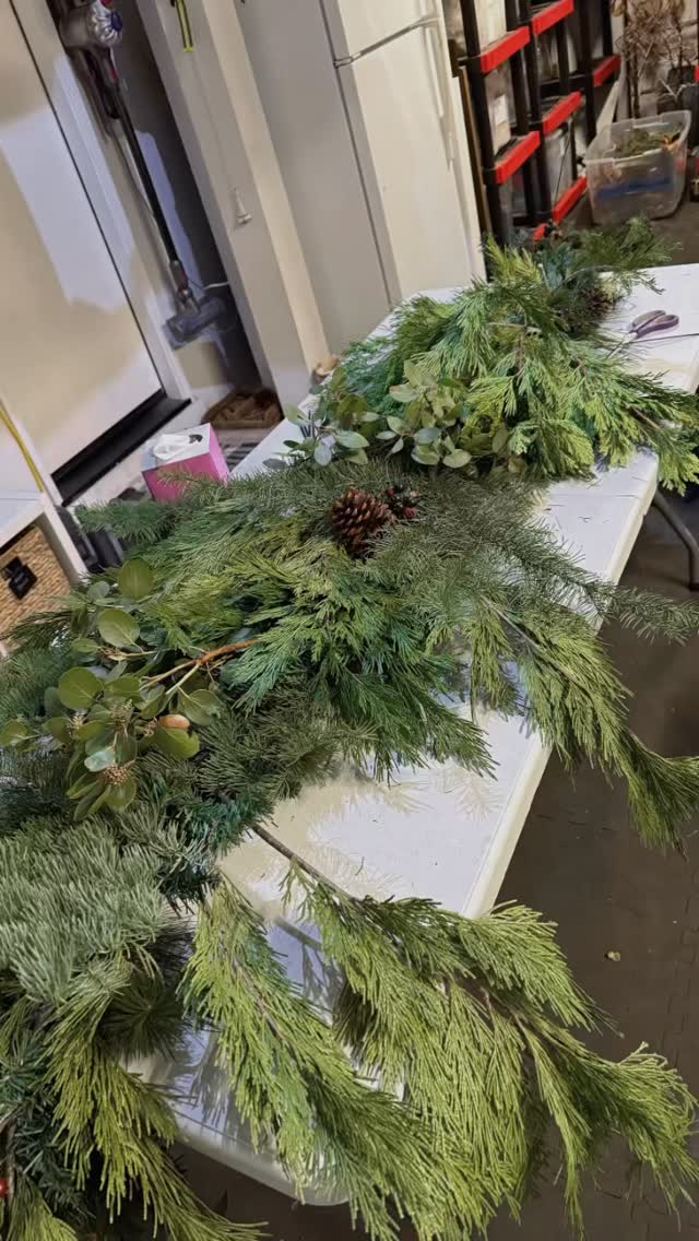 ✨✨Garage turned garland studio
#christmasarch #floralarch #christmasdoor #christmasgarland #holidaydecor #seasonalporchdecor #holidayporch #porchdecor