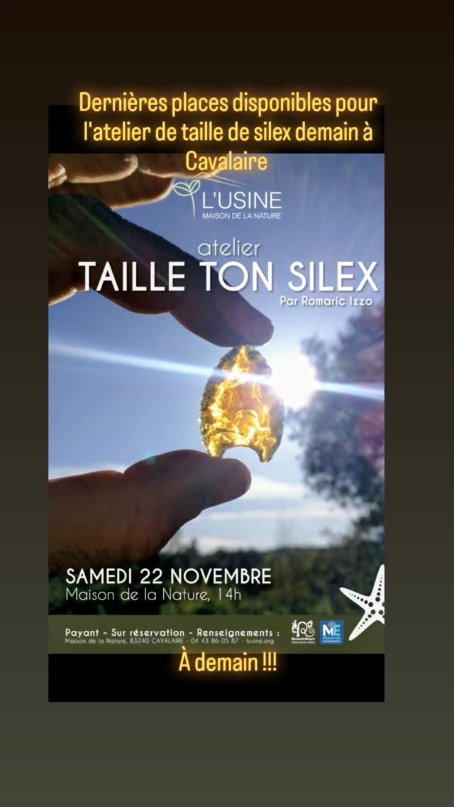 #romaricgears #props #survival #adventure #outdoorgear #survivalskills #survivaladventure #outdooradventure #silex #flintknapping #tailledesilex