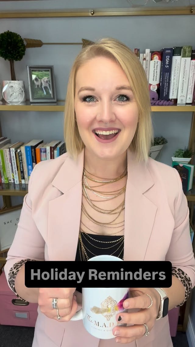 With ☕️ for Convos
.
Thanksgiving is just about here so check out these tips for surviving the holiday.
✨Watch for more✨
.
.
WANNA STAY M.A.D.?!👇
💻 ECOURSES: Get tools to help you heal from narcissistic family dynamics and level up your self-care (LINK IN BIO).
.
👚MERCH: Mugs, apparel (sizes S-3XL), & more (LINK IN BIO).
.
🗞 NEWSLETTER: Don’t miss the newsletter when it drops! Sign up for the The M.A.D. Beyond newsletter today to stay M.A.D. (LINK IN BIO).
.
🛋 THERAPY: @themadtherapy IA/IL/FL
.
🧠 Social media is not therapy. All posts on The M.A.D. Beyond’s social media accounts are for educational purposes only and are not a replacement or substitution for mental health services. Read the disclaimer to at TheMADBeyond.com to learn more.
.
.
.
#themadtherapy #themadtherapist #holiday #toxic #narcissism