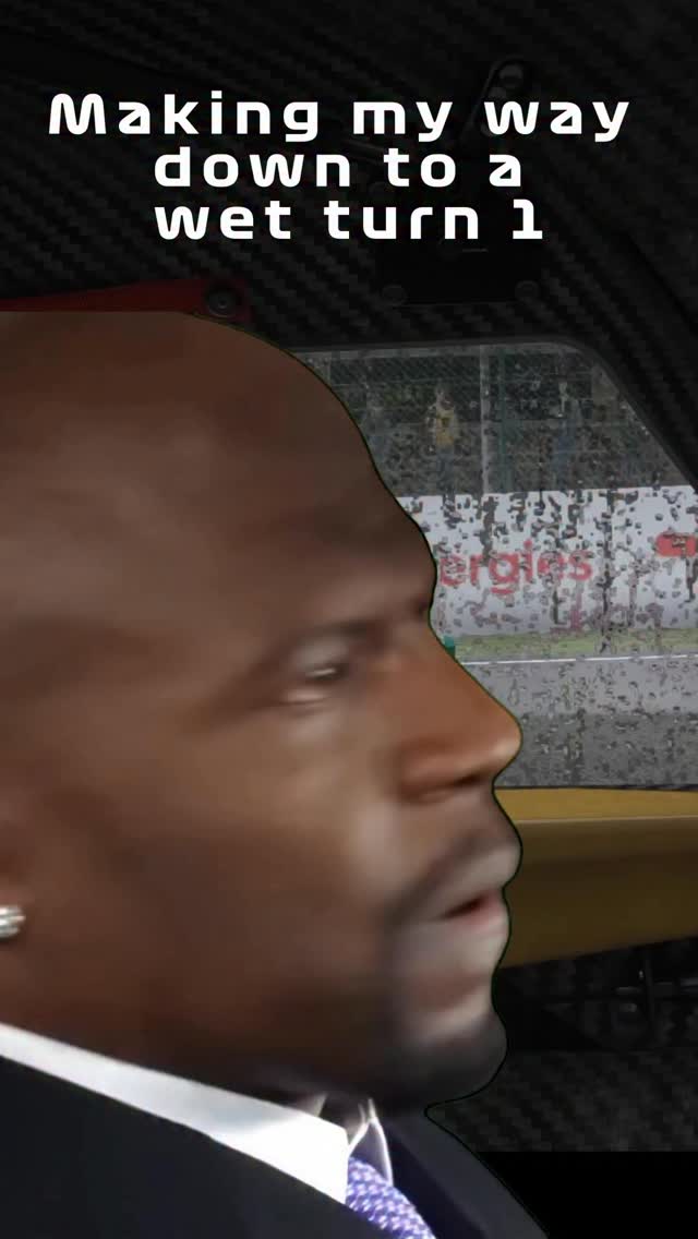 Making my way down to a wet turn 1 at Spa! #terrycrews #motorsport #racing #f1 #lemansultimate #esports