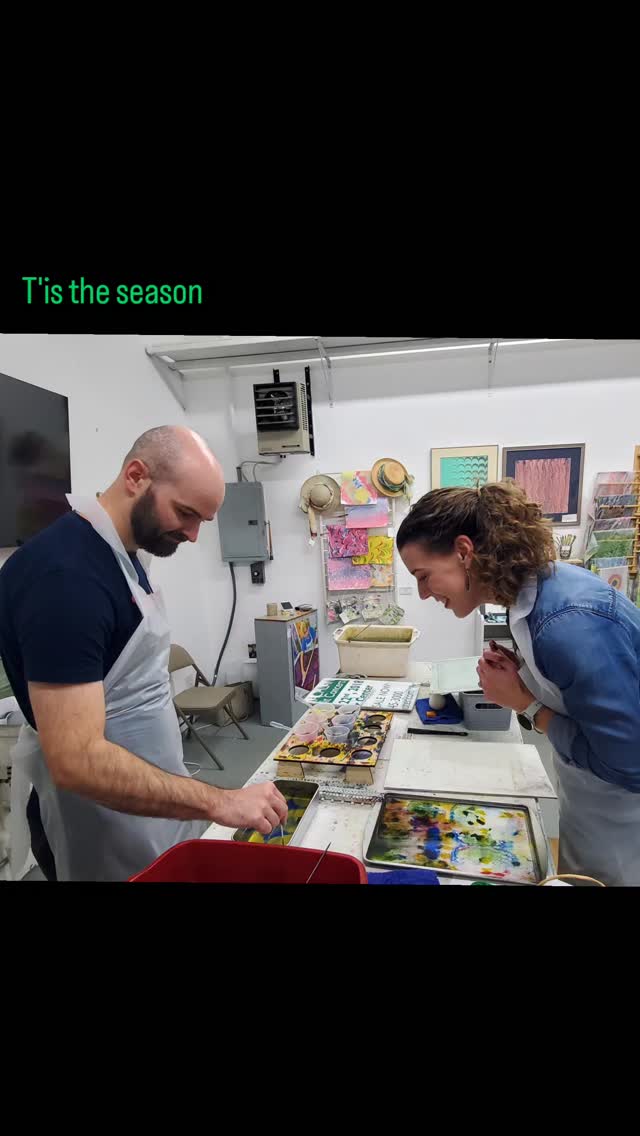 Yes, shop local and purchase an experience from #avlartist !
Ornament marbling is a fun, family friendly activity for people 7-97!
My physical address is 348 Depot Street, Pink Dog Creative. I'm in studio 140.
My workdays are Tuesday-Saturday, 12-4. I will be closed Wed, Thurs, and Fri this week. Open on Saturday for your shopping pleasure.
My website is www.majik-studios.com
#majikalmarblingreveal #majikstudios207 #localstudio #riverartsdistrict #riverartsdistrictasheville #recovery #floatingpaint #shcg #radartist #weareopen #southernhighlandcraftguild #slowmade #ashevillestrong❤️✨❤️ #supportashevilleartists #watermarbling #silkscarves #holidaygifts #visitasheville
@riverartsdistrictasheville
@folkartcenter