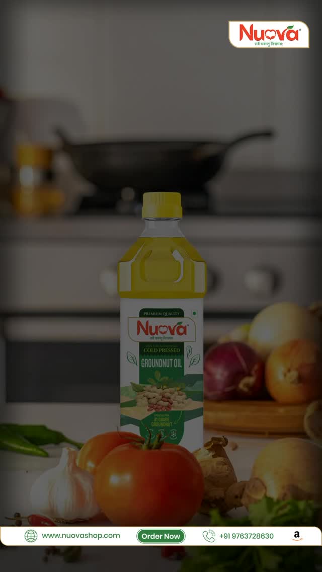 Switch to the purity of Nuova Cold-Pressed Oils. Light, natural, and made for better everyday cooking.
From frying to tadka to winter meals, choose oils that care for your health and your kitchen. 💛
🛒 Shop Now: www.nuovashop.com
📞 Order On Call: +91 9763728630
📦 Also available on Amazon
⸻
Cold pressed oils Pune, Pure edible oils Maharashtra, Healthy cooking oils India, Wooden pressed oils, Groundnut oil online, Sunflower oil online, Safflower oil online, Natural cold pressed oils
⸻
#NuovaOils #HealthyOilsAreCalling #coldpressedgoodness #choosepure #healthycookingindia #purefromnature #punebrand #maharashtraliving #everydaywithnuova #pureandhonest