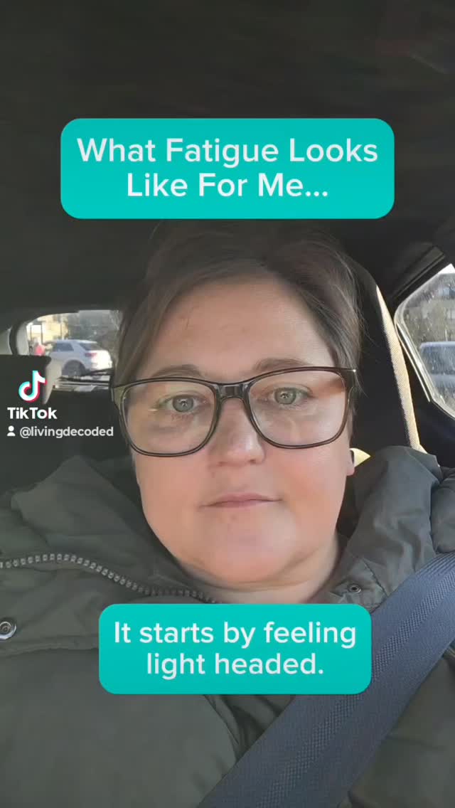 Fatigue looks different to different people and it can be brought on for many different reasons.
Yesterday I had an appointment to go to. The appointment ended up being almost 2 hours. This video was me on the way home.
My fatigue comes from overwhelm of the world being an AuDHDer, from having had cancer and from having FND.
I could feel this one all day. It started off with me feeling light headed, then I couldn't walk straight, my head started to nod, my jaw started to clench...this was me on the way home. Thankfully my hubby was driving. I got home and took a 2 hour nap. When I woke I didn't feel refreshed. I didn't feel like I'd had a 2 hour nap. A nap doesn't get rid of fatigue but my head had stopped nodding so I knew my body had rested. I still had tension in my jaw and so knew the "threat" of an attack was still there.
Funnily enough I had booked onto a meditation session last night which was perfect timing. So I rested all afternoon and for the first time I took my hubby with me and we meditated together 🥰. It was a very special night to share that with him.
I'm working on my blog to launch this weekend which is all about fatigue.
For now, I've got some more resting to do ❤️.
#livingdecoded #fatigue #audhd #fnd #lifeaftercancer