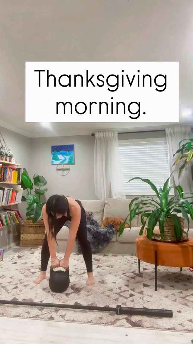 Thanksgiving movement done. Gray sat this one out 😂
Grateful for health + this community.
Wherever you’re at today… you matter. 🤍