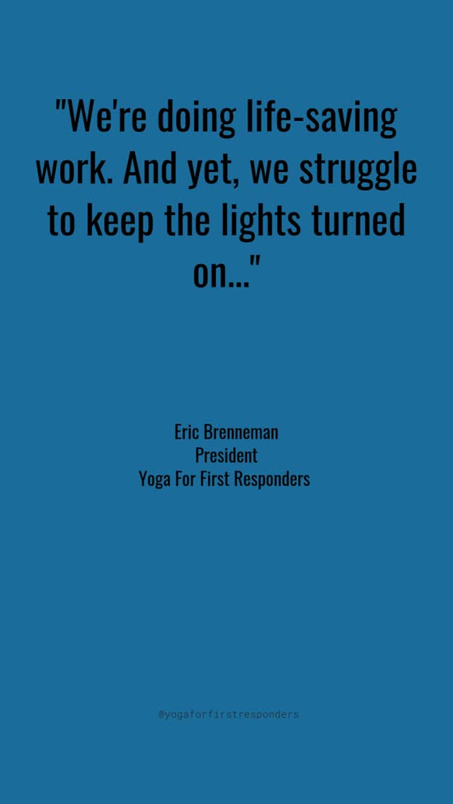 That line hits hard — because it’s true.
YFFR is a small nonprofit with a massive mission, serving first responders who face real, relentless stress every single day.
Your support fuels everything we do:
• training agencies
• supporting instructors
• maintaining YFFR University
• and saying “yes” to departments that can’t afford wellness resources
This Giving Tuesday, you can make a meaningful difference.
Purchase our limited-run long-sleeve tee and get a hilarious conversation started with it. Or, if you prefer, donate instead.
💛 Every action matters.
💛 Every dollar directly supports first responders.
Donate or shop at the link in bio.