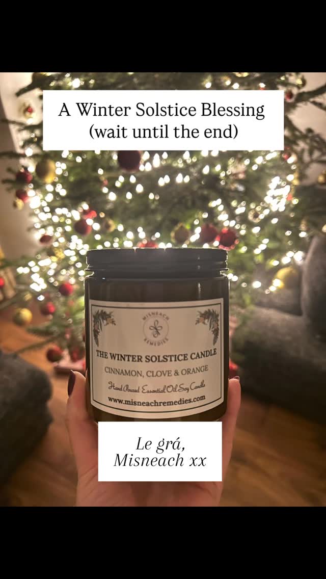 A Winter Solstice Blessing
As the sun stands still and the long night falls, we light a candle for the light that is returning. 🕯️
May the scent of warming oils wrap your home in a blanket of peace. As the steam rises, let go of the old and make room for the new.
In the quiet, may you find your Misneach—the steady courage to trust the dawn and the hope of a brighter year ahead.
Beannachtaí an Grianstad ort.
(Solstice blessings upon you.)
Le grá,
Misneach xxx
Winter Solstice Blend available, link in the bio.
#MisneachRemedies #essentialoils #smallbusiness #candles #diffusers
