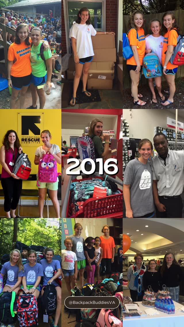 2016 was a great year for Backpack Buddies! Crazy to think these are all 10 years old now!