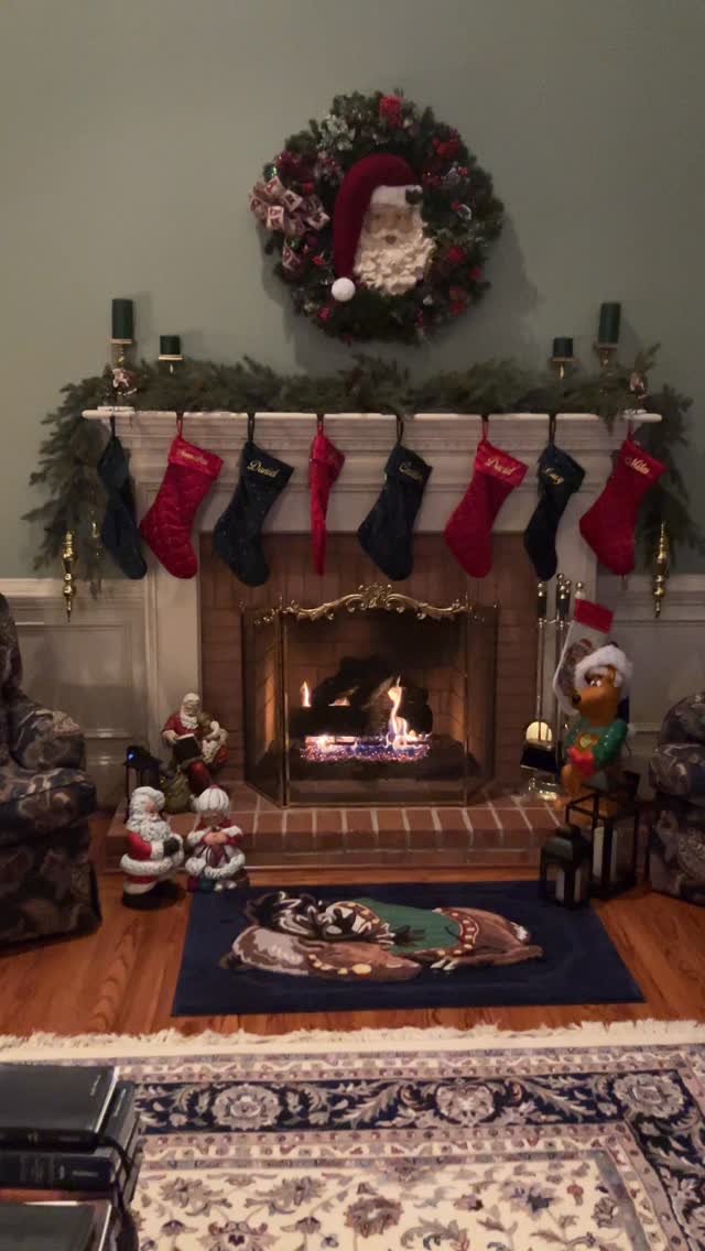 The North Pole is decorated year round, but we still put out extra decorations this time of year. It’s feeling so cozy here! How about your house?