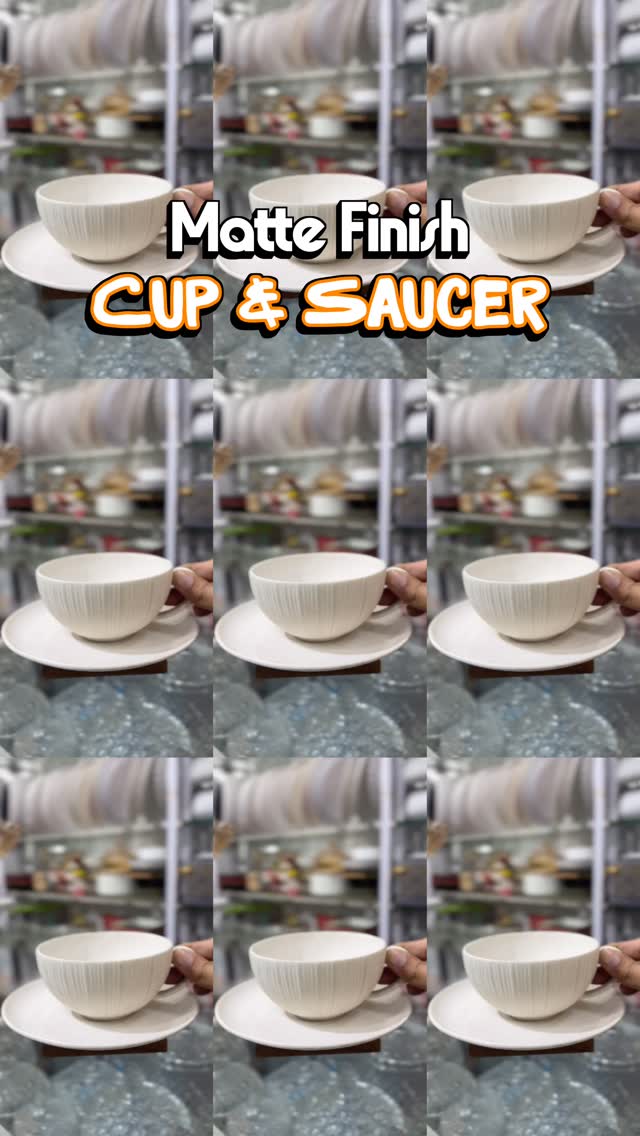 Matte Finish Cup & Saucer ☕
Minimal, elegant, and perfect for everyday use.
Ideal for homes, cafés, and hotels.
DM us to order or visit our shop.
Full address mentioned in bio.
Near Crawford Market, Musafir Khana, Mumbai.
Wholesale & retail available.
#krishnacrockery #cupsandsaucers #mattefinish #crockeryshop #crockerybusiness #crockerywholesale #crockeryretail #hotelware #hotelwaresupplier #cafesupplies #restaurantware #tablewareindia #kitchenwareindia #mumbaibusiness #crawfordmarket #musafirkhana #mumbaishop #wholesaleindia