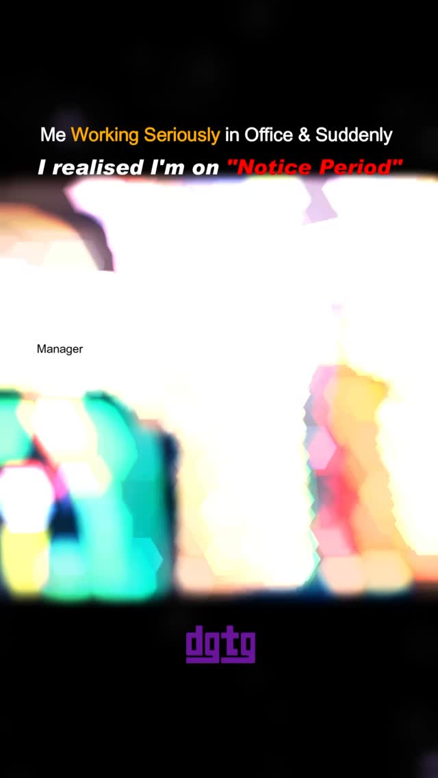 Notice period = Workload❌ mojmasti✅
Tag that colleague 😂
#office #corporatelife #officelife #funny