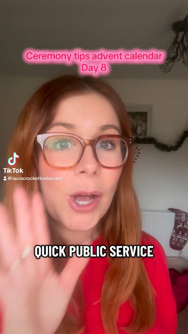 We’re talking wedding readings on today’s #CeremonyTips Adventure Calendar! And *spoiler alert* they don’t have to be religious!
.
You can find a whole library of modern wedding readings on my website and make sure you’re following for another tip tomorrow!
.
#WeddingReadings #WeddingReading #WeddingReadingInspiration #weddingcelebrant