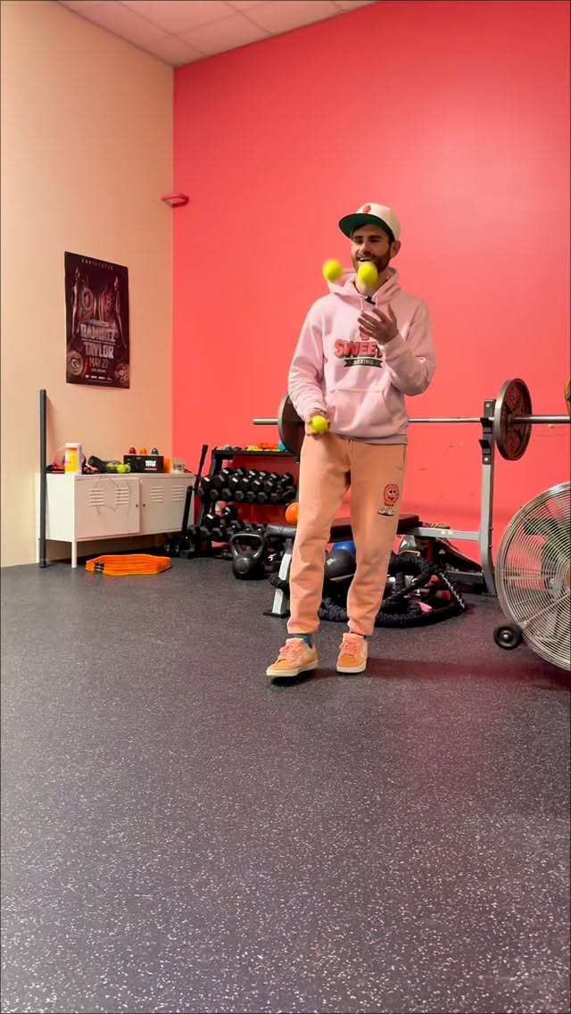 Pt. 2 throwing 🎾 at ocie to match the number of merch sales! Hats, shirts, hoodies, etc.. link above! ^^ 🍬 🥊