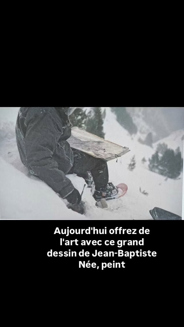 #offrezdelart aujourd’hui avec ce grand dessin de Jean-Baptiste Née
À vendre/For sale
Nuée (VI)
2019
Gouache sur papier
38x50 cm
Encadrement PH neutre, fond Stouls muséal 15/10èm dim ext du cadre
Prix: 1100€
💬Jean-Baptiste Née peint in situ, en montagne. Des lieux nus, élémentaires, constituent son « grand atelier ».
La pluie et le vent marquent la gouache humide; la neige se pose sur le papier; l’eau gèle et forme des cristaux à même la peinture.
Les éléments participent à l’élaboration de l’œuvre.
🧑🎨Jean-Baptiste Née, est né en 1986.
Il est diplômé de l’École nationale supérieure des Arts Décoratifs (Paris, 2012).
Depuis ses débuts, il pratique une peinture « in situ » : il installe son atelier dans la nature, montagnes, forêts, hautes altitudes et vit pendant des semaines, parfois des mois, immergé dans le milieu pour créer.
Son approche artistique se distingue par l’intégration active des éléments naturels dans son œuvre : pluie, neige, gel, relief participent à la formation des formes et des atmosphères.
En 2021, il publie sa première monographie intitulée Le Monde nu. Depuis, il expose régulièrement, notamment avec la galeri Galerie Camera Obscura à Paris et ses œuvres sont représentées aussi par plusieurs galeries en France et en Suisse Son travail, peinture à l’encre, gouache, aquarelle, huile, parfois installations explore la nature dans ce qu’elle a de brut changeant, éphémère : brumes, vallées, montagnes, lumière, nuages, il cherche moins à montrer un paysage stable qu’à rendre perceptible « l’impermanence » de ces milieux, ce moment suspendu entre ciel, roche, atmosphère et éléments.
Collection Stéphanie Peyrissac
9 avenue de Lamballe 75016 Paris
☎️ +33 6 11 72 55 88
📧 contact@collectionstephaniepeyrissac.
#montagne #artlovers