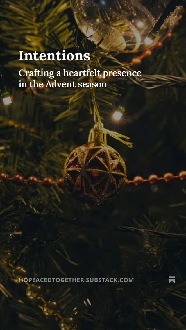 "May your Advent season be overflowing with peace, love, hope, and joy, as you create lasting memories with those you cherish."
#mentalhealth #intentionalliving