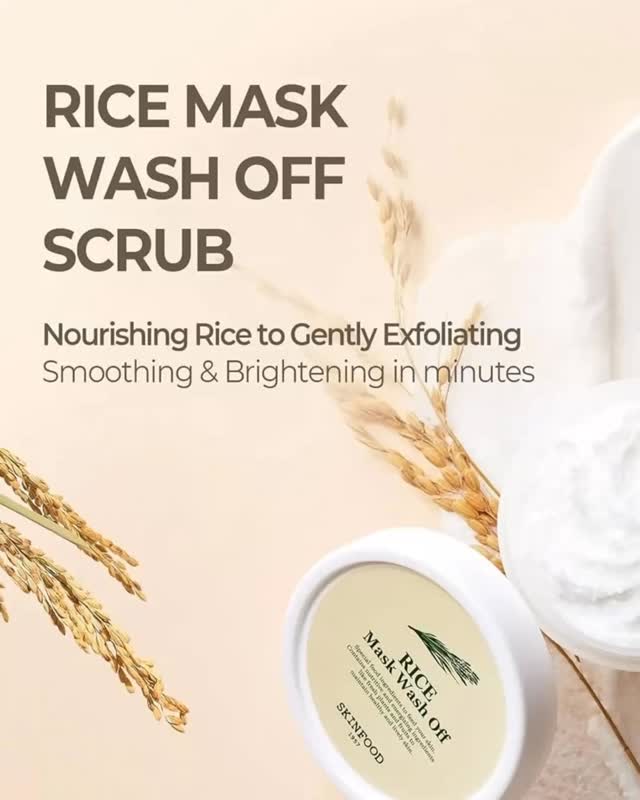 SKINFOOD Rice Mask Wash Off – Classic Korean rice mask wash-off, gentle exfoliation and brightening with rice bran extract.
🧴 Why Skinfood Rice Masks?
• Uses rice bran water/extracts rich in vitamin E and antioxidants to brighten and nourish the skin.
• Provides gentle exfoliation and removes dead skin cells while still softening and hydrating.
• Suitable for most skin types, including dry or dull skin.
#SKINFOOD
#RiceMaskWashOff
#KoreanSkincare
#RiceBranExtract
#GlassSkinRoutine
#GentleExfoliation
#BrighteningMask
#GlowSkin
#HydratedSkin
#DullSkinCare
#WeeklySkincare
#KBeautyFavorites
#SkinNutrition
#HealthySkin Avaialbe for purchase ! Link in bio