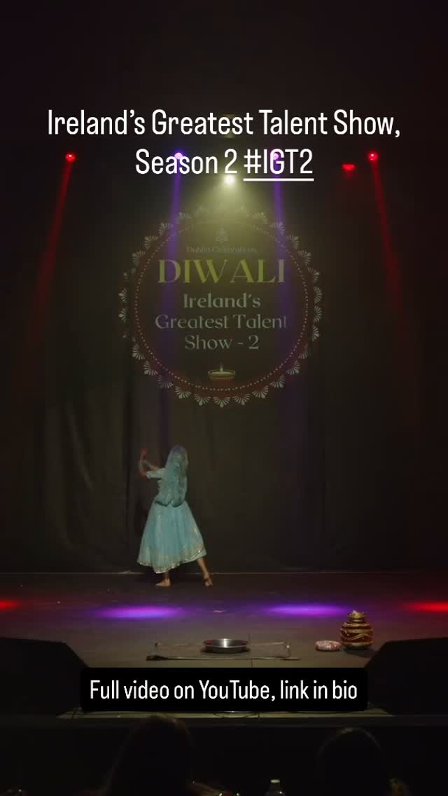 Many congratulations Venisha Soni for your performance on IGT2. Venisha is Ireland’s Greatest Talent Show, Season 1 winner in young category 🏆 ⭐️
#dublincelebrations #ireland #dublin #diwali #igt2 #indian #irish #student #