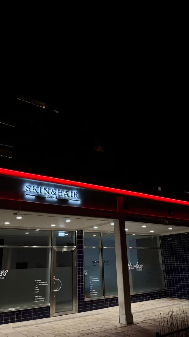 3D LED Backligt skylt monterad Malmö Lorensborg -