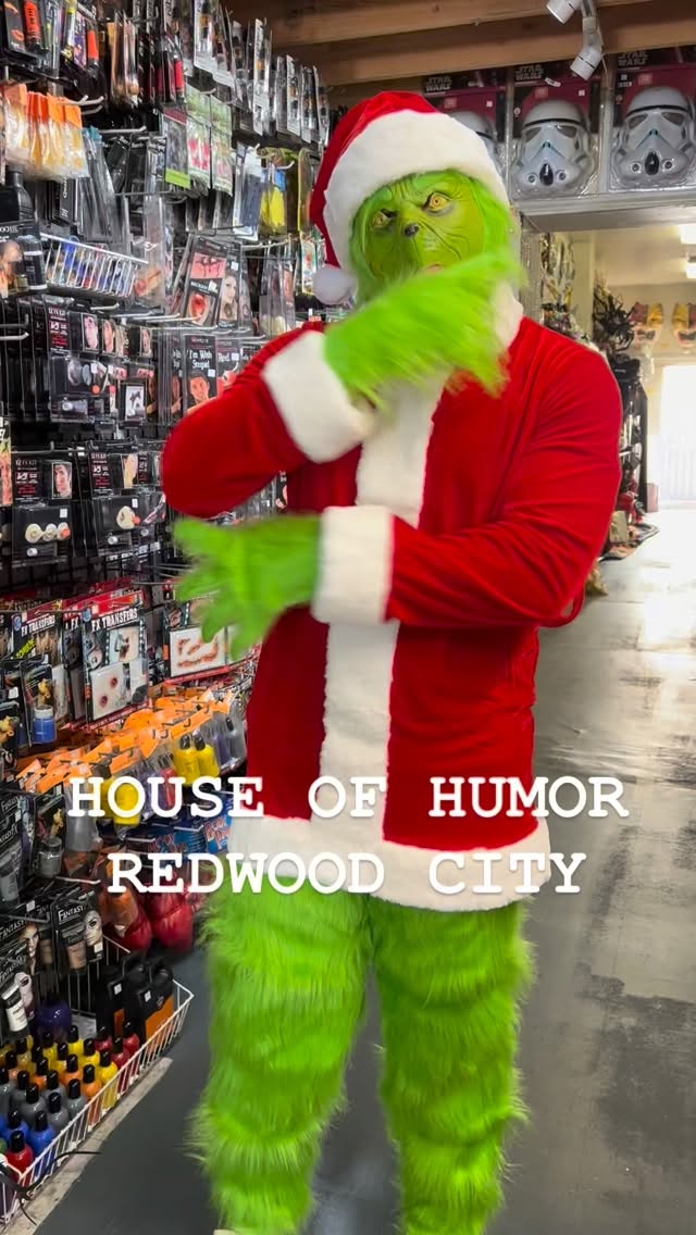 The House of Humor is open year round supplying the San Francisco Bay Area with dress-up delights and ghoulish gags! Find everything you desire for your next event, party, festival, school project, theater gig, photo shoot, bachelorette extravaganza, or Vegas get-a-way.
Chalk full of wigs, lingerie, costumes, novelties, hats, mustaches, glasses, tutus, gloves, animal ears, makeup, masks, and millions upon billions of accessories-the House of Humor has everything to inspire your dreams and make your fantasies come true! HOUSE OF HUMOR - WE ARE OPEN
729 EL CAMINO REAL
REDWOOD CITY CA
#costumes #wig #fun #love #friends #paloalto #redwoodcity #menlopark #sancarlos #redwoodcity #sanfrancisco #sfbayarea #halloween #spooky #witch #pumpkin #ghost #costumes #spirit #christmas #santa #ɪɴsᴛᴀɢᴏᴏᴅ #shoplocal #billionaire #party #friends #lgbtq #paloalto #sexinthecity #elf #redwoodcity #best #1 #santaclaus #christmas #2025
