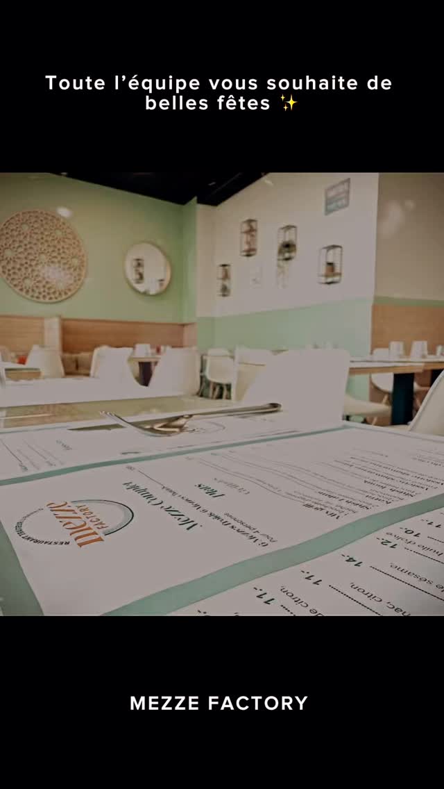 ✨ Une petite pause… ✨
Après une année intense, Mezze Factory ferme ses portes quelques jours pour se recentrer, reprendre des forces et revenir d’attaque 💪🏼!
📆 Fermé du 22 décembre au 4 janvier
👉 Réouverture le 5 janvier 2026
Merci pour votre fidélité, votre présence et tous ces moments partagés autour de nos tables 😍..
On se retrouve en 2026, avec de l’énergie, de l’envie… et la suite de l’aventure qui se prépare 🤍🔥!
Très belles fêtes à vous 🌲✨
#genevefood #planlesouates #foodlovers #ouvertureprochaine #pontrouge