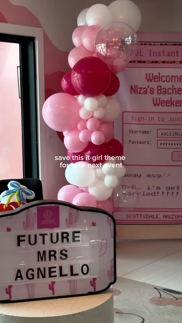 where early 2000’s internet meets it-girl bride vibes 💅 this theme is so iconic !!!
no two groups are the same, and neither are our themes. tell us your vision and we’ll create the moment. we LOVE custom themes.
send us a message if you need a little inspo or help curating your bachelorette in scottsdale. 🤍