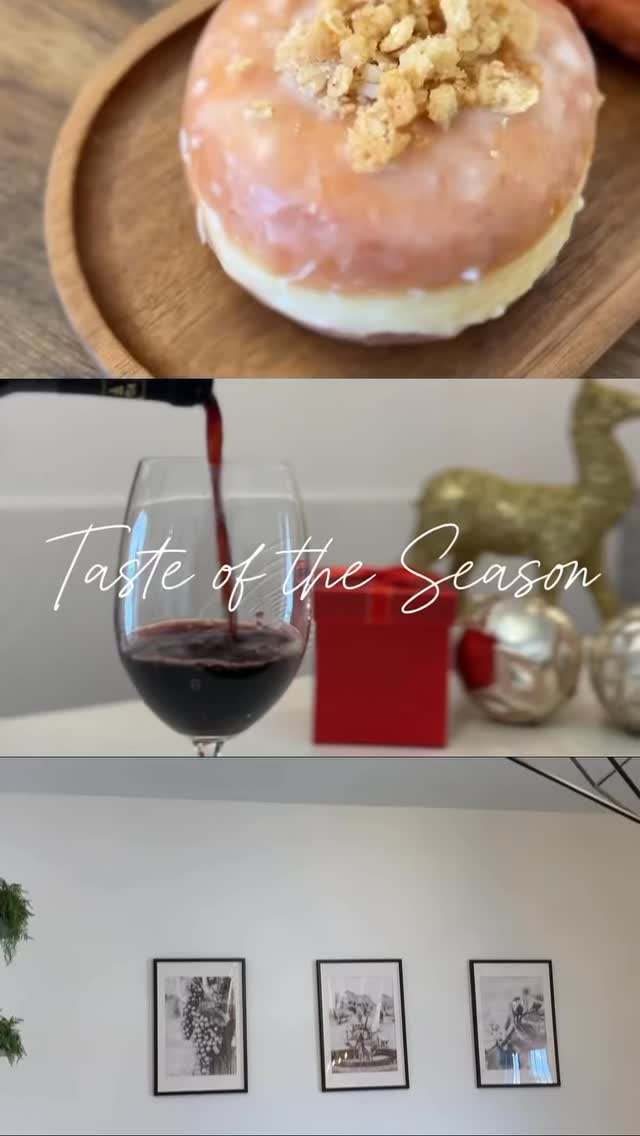 Taste the season with a sweet twist! 🍷🍩
Visit us Nov 29 & 30, 11:00–5:00 p.m.
➡️ Donate a canned good for a sample glass of wine + 1 gourmet donut
➡️ Or treat yourself to a flight: 3 wines perfectly paired with 3 decadent donuts
#YQG