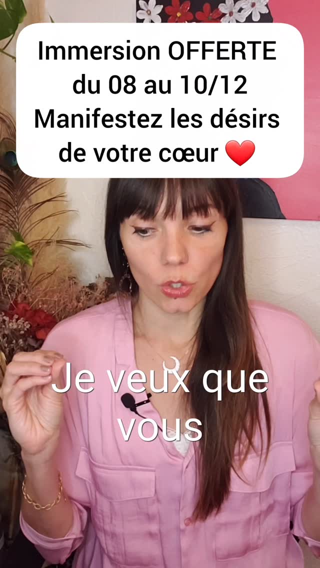 🌟 On manifeste tous en permanence. Nous avons tous ce pouvoir.
Mais souvent on manifeste de manière inconsciente et depuis l'espace des parts de nous encore blessées par le passé.
Imaginez si des parts de votre inconscient portent encore des traumas, vous sabotent, ou sont encore emprises par des blessures du passé, engluées ou figées dans des expériences négatives etc...
Votre inconscient régit 90 % de vos choix, de vos comportements et décisions.
Donc, même si consciemment vous souhaitez passer à autre chose, inconsciemment un disque rayé continue de rejouer la même chanson en boucle et vous manifestez les mêmes schémas douloureux.
Alors que si vous plongez en vous pour aller libérer, apaiser, guérir, reprogrammer de l'intérieur ces puissantes mémoires / parts de vous, elles deviendront un atout porteur pour créer la vie qui vous correspond ensuite. Car tout part de vous en premier !
Pour savoir comment manifester depuis l'espace du cœur et non plus celui des croyances limitantes et des blessures intérieures...
👉 Réservez dès maintenant votre place à l'immersion en ligne et OFFERTE : "Guérison et Manifestation" qui aura lieu du 08 au 10 décembre.
Lien d’inscription en bio
À bientôt,
Laura 😘
#inconscient #reprogrammation #HypnoseTransformative #manifestation #manifester #enfantinterieur #conditionnements #croyancelimitante #trauma #blessuresemotionnelles #schemasrepetitifs #liberationemotionnelle #hypnose #confianceensoi #amourdesoi