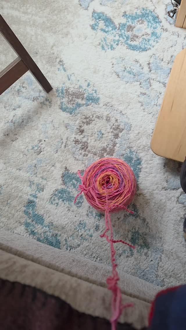 Sitting cozy all bundled up with lemon ginger tea. Plying to ease the mind.
#sunriselodgefiberstudio #spinnersofinstagram #spinning #handmade #yarn
