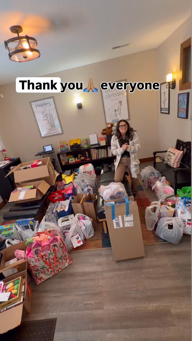This is what community looks like 🤍
Because of your generosity, 50 children will have gifts 🎁 under the tree through our Angel Tree! 🎄
Seeing the joy of kiddos picking out tags for other kids and everyone reading the wishlists from the tags they chose made Dr. Gina’s grinch heart grow 3 sizes this Christmas season!🎅🏻😜
Thank you all!💝
#angeltree #seasonofgiving #twincitieswellness #twincitiesmom #mnmom