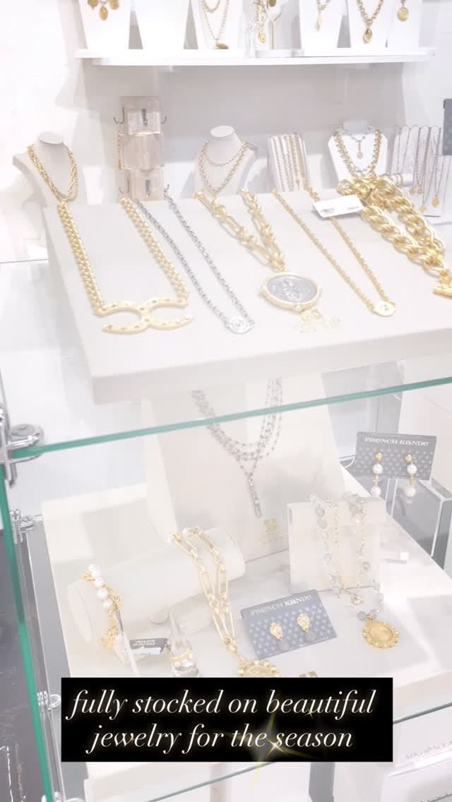 We are fully stocked with your favorite brands of jewelry for the season! #jewelry #gifts