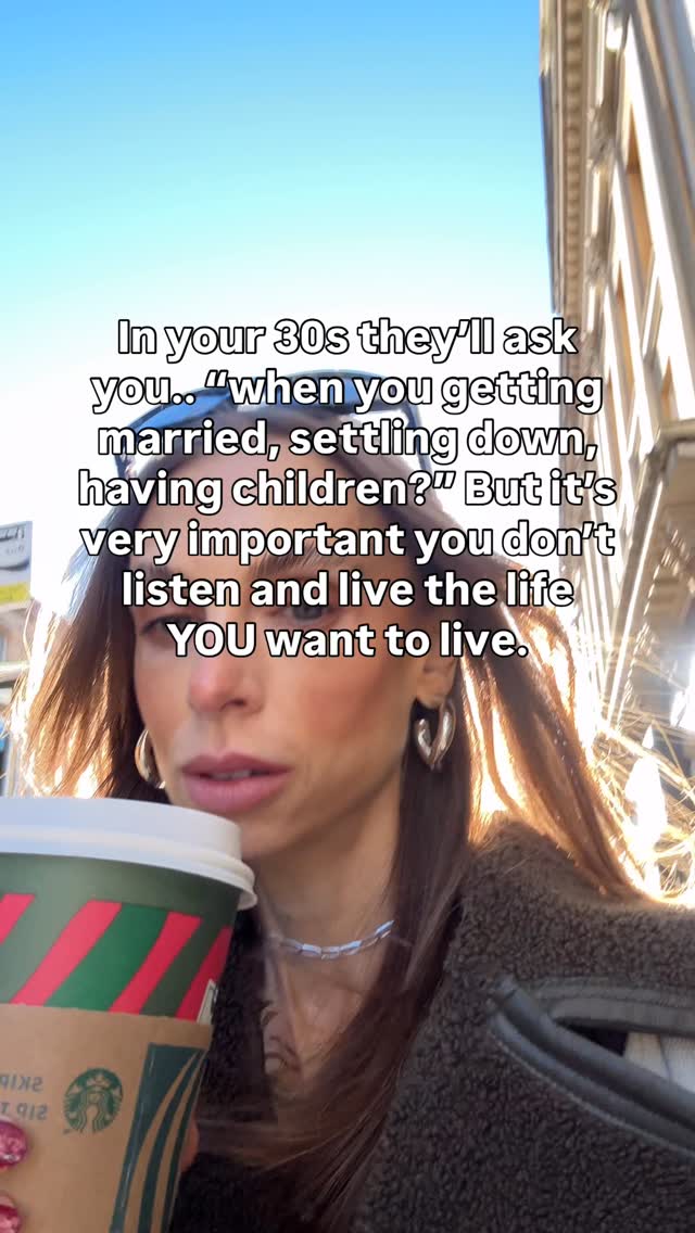 In your 30s (if not before) you’ll start getting asked..
“When you getting married?”
“When you going to settle down?”
“When you going to have children? Time is ticking”
Maybe you’ve been asked these things and feel under pressure to achieve them - even though, deep down, you don’t desire that life.
I want to remind you right now that you don’t need that life.
Those things.
It doesn’t make you a better person.
It doesn’t mean you’ve “made it”
You’re not here to live someone else’s idea of you, you’re here to live your life in a way that feels good and makes sense to you.
Even if it doesn’t make sense to other people.
I knew from a young age I didn’t want the stereotypical lifestyle we’re often sold, but I kept quiet, because I thought something was ‘wrong’ with me..
Until I realised it’s my life to live in a way that feels good to me and that I don’t need to want these things.
It’s one of the reasons I do what I do today, to help dismantle old beliefs around how a woman ‘should’ be living her life.
And actually start living the one she wants to without feeling the pressure from others.
This is also why I created becoming her, to help you start living that life, rather than dreaming about it..
Becoming Her 2 is for the woman ready to finally call it quits on pleasing others at the expense of her own happiness.
We start January 2026 - head to the link in my bio now to grab your place!
.
.
.
#learningtolovemyself #becomingthatgirl #healingjourney