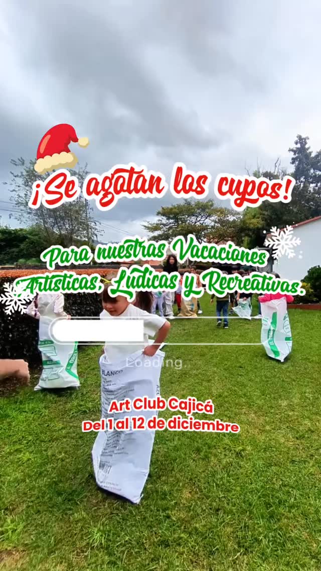 ¿Quieres que estas vacaciones sean diferentes para tu hijo?😊
👉 Del 1 al 12 de diciembre, Art Club abre sus puertas para un espacio lleno de arte, música, danza, teatro, cocina y actividades navideñas que hacen cada día especial.
Un lugar donde aprenden, exploran y se divierten mientras tú tienes la tranquilidad de dejarlos en un ambiente seguro y lleno de magia🩰
Los cupos son muy limitados.
Inscríbelo hoy y dale unas vacaciones que va a recordar siempre.
📱Contáctanos y reserva el cupo de tu hijo 3118617584 y visita nuestra página web haciendo clic en el enlace de la bio.
