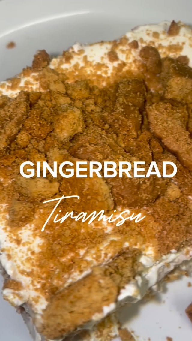 GINGERBREAD TIRAMISU
INGREDIENTS
Gingerbread Soak
250ml milk of your choice
2 tbsp black treacle or molasses
1 tbsp dark brown sugar
1 tsp cinnamon
½ tsp ginger
¼ tsp nutmeg
Cream Layer
250g mascarpone
200ml double cream
1 tbsp vanilla bean paste/extract
1 tbsp maple syrup
1 tsp cinnamon
½ tsp ginger
Pinch of salt
Layers
2 packs ladyfingers (savoiardi/sponge fingers)
Crushed ginger snaps or speculoos for topping
METHOD
Make the gingerbread soak:
Warm the milk and whisk in molasses, brown sugar, and all spices until dissolved. Cool slightly.
Make the cream:
In a large bowl, whisk mascarpone, double cream, icing sugar, vanilla, cinnamon, ginger, and salt. Beat until thick, fluffy, and spreadable (like soft peaks). Donāt overwhip.
Layer 1:
Dip each ladyfinger in the gingerbread soak for a few seconds then line the base of your dish. (you can dip these a bit longer than you would coffee for the lady fingers to truly take in the milk soak)
Cream:
Spread half the cream mixture over the soaked biscuits. Add ginger snaps on top.
Repeat:
Add another layer of soaked biscuits and top with the remaining cream.
Chill:
Cover and refrigerate at least 6 hours, ideally overnight.
Finish:
Sprinkle crushed ginger snaps/speculoos on top and dust with cinnamon.