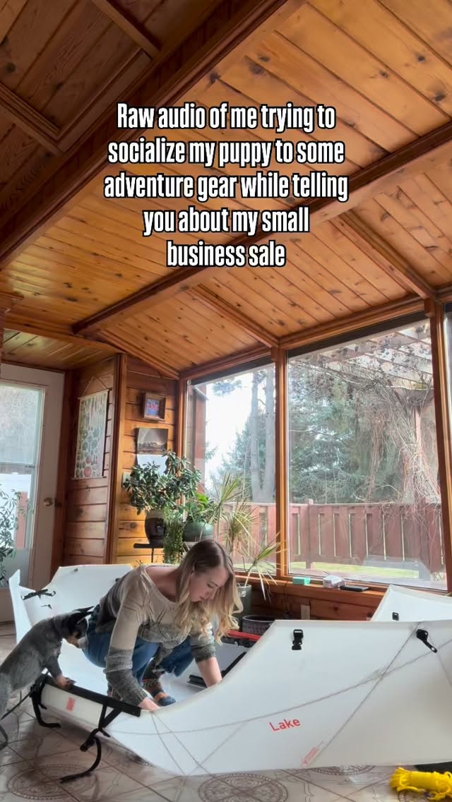 It’s not kayaking season here in Idaho but I’m hoping when it is this puppy will have no problem hoping in with me!
This weekend I’m doing a sale on all Lil Sucker drink holders! They suction to any non-porous surface just with neoprene. All my apparel and prints are also on sale.
#kayaking #puppysocialization #madeinidaho #adventuredog #stockingstufferideas