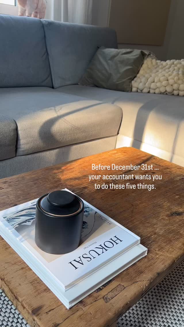 Before the ball drops and the calendar flips, here are 5 things your accountant really wants you to check off your list before December 31.
Think of it as a little year-end cleanup that saves you time, money, and stress in the new year:
1️⃣ Get your books up to date
The more accurate your numbers are now, the smoother tax season will be later.
2️⃣ Categorize expenses & reconcile accounts
A few minutes of organizing today can prevent hours of digging through statements in January.
3️⃣ Review payroll & contractor payments
Double-check W-2s and 1099s so there are no surprises when forms go out.
4️⃣ Make any last-minute tax-smart purchases
Equipment, supplies, or retirement contributions made before year-end may benefit your taxes.
5️⃣ Schedule your year-end review
A quick meeting can help you step into the new year with clarity and a plan.
✨ A little prep now goes a long way. If you want help wrapping up the year with confidence, we’re here to make it simple. Send us a message and let’s get your finances ready for a strong start to 2026!