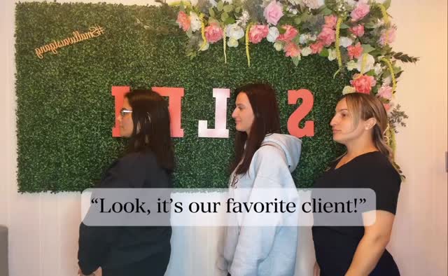 Our fave client⁉️ The one who keeps us laughing, glowing, and busy….YOU.💛