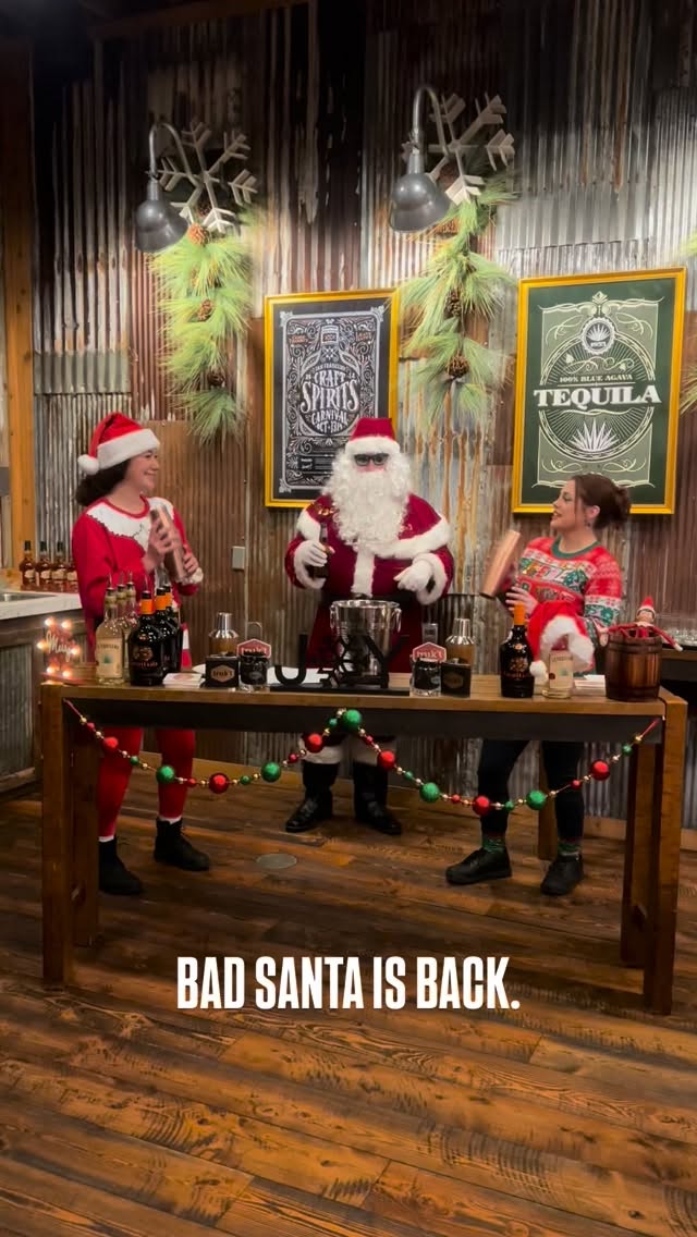 It’s go time. Bad Santa Cocktail Class is back, sold out, and we’re locked in. 🎅🍻
See you tonight.