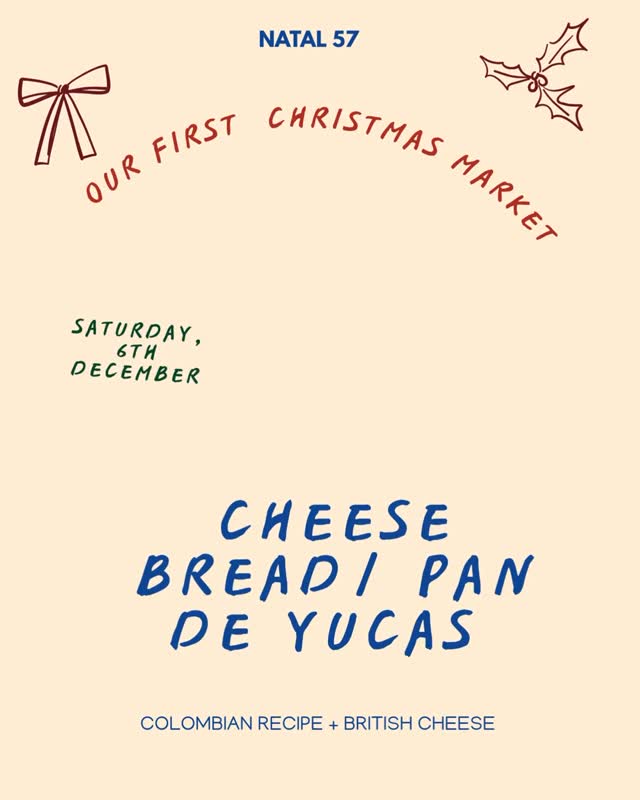 We would LOVE to see you there! 🎄
Latino or not, we would like to meet you there ♥️
NATAL 57 - Sharing our heritage
.
.
#londonfood #latinosenlondres #colombianosenlondres
